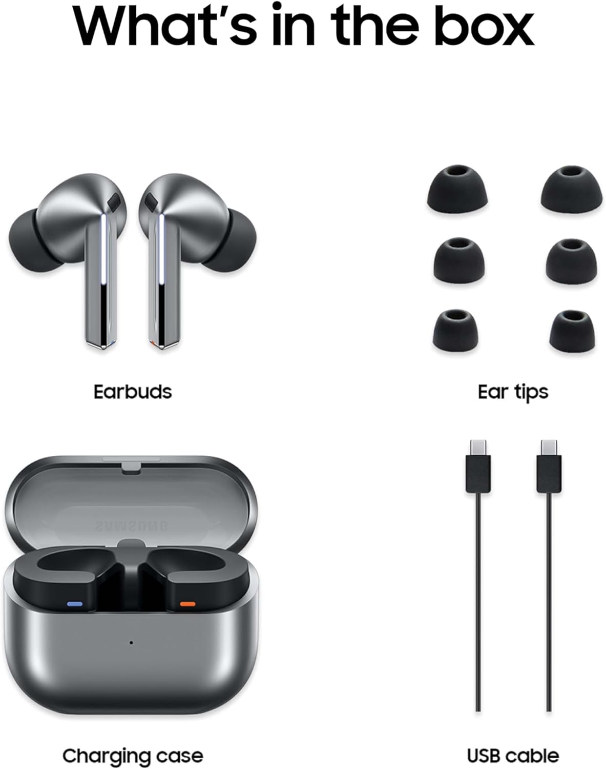 Samsung Galaxy Buds 3 Pro AI True Wireless Bluetooth Earbuds, Noise Cancelling, Sound Optimization, Redesigned Comfort Fit