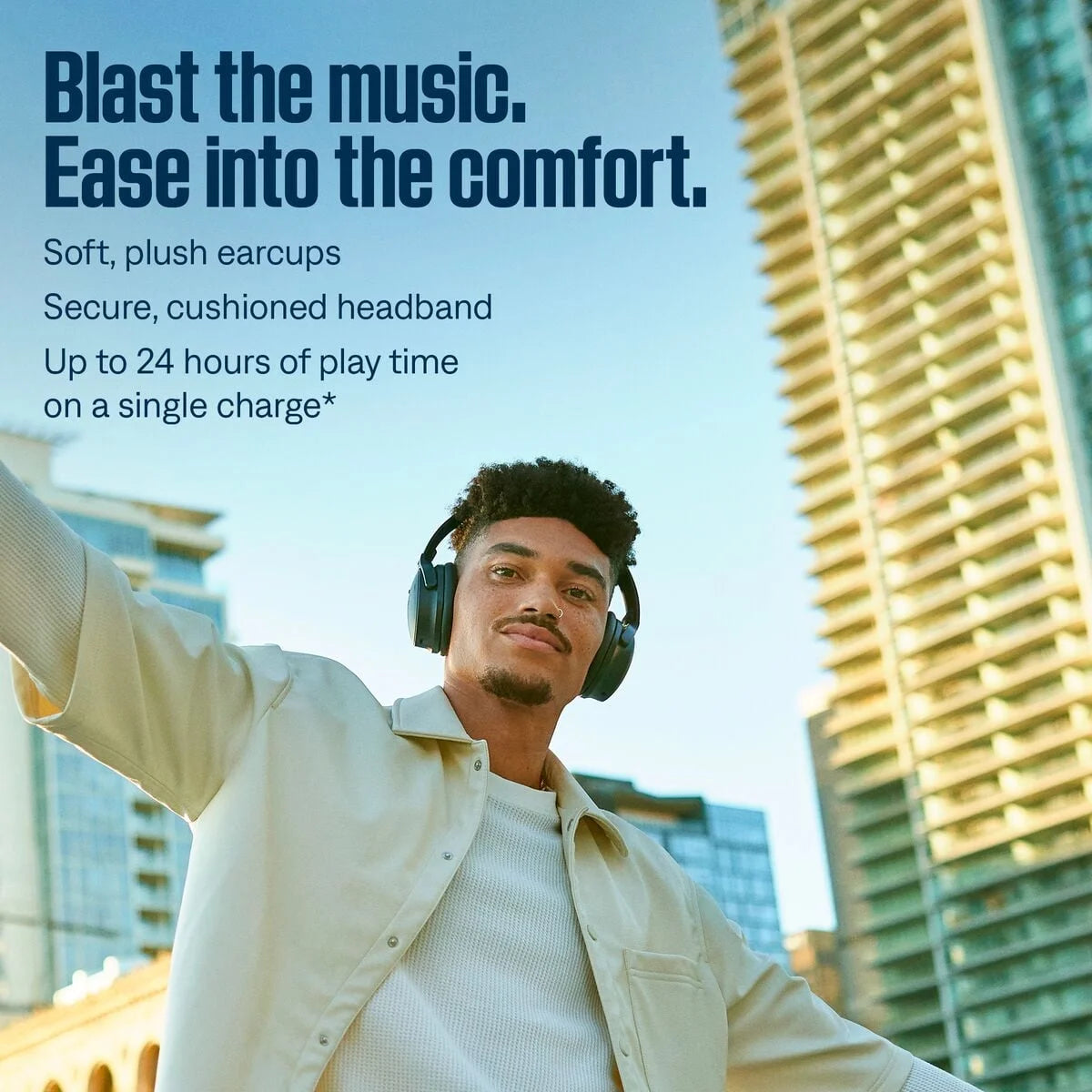 Bose QuietComfort Headphones, Bluetooth Over Ear Noise Cancelling Headphones