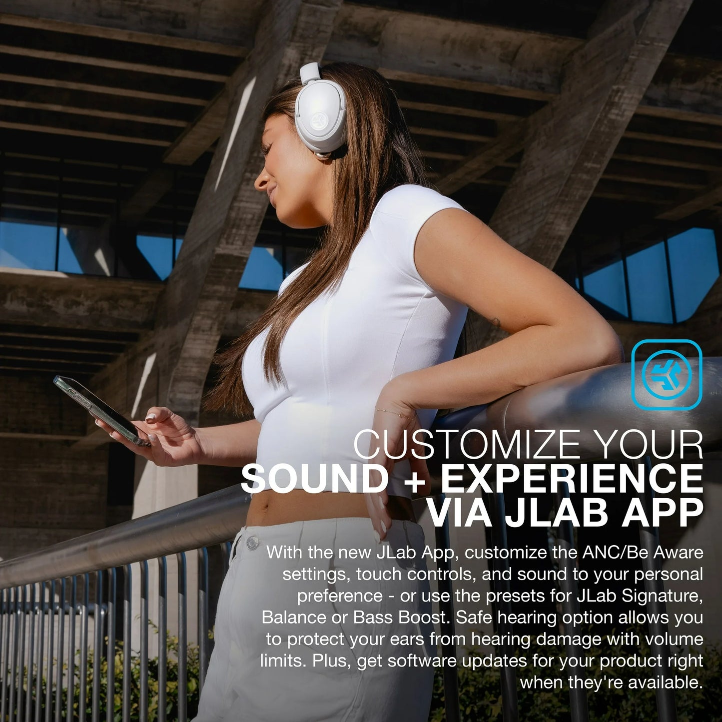 JLab JBuds Lux Active Noise Cancellation Bluetooth Headphones