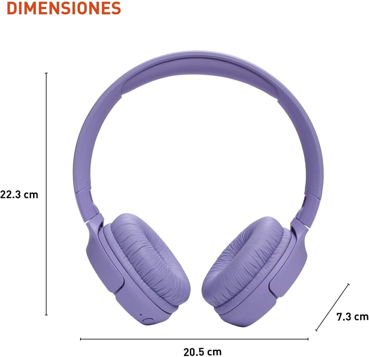JBL Tune 520BT - Wireless on-ear headphones - Immerse in JBL Pure Bass sound wherever you go