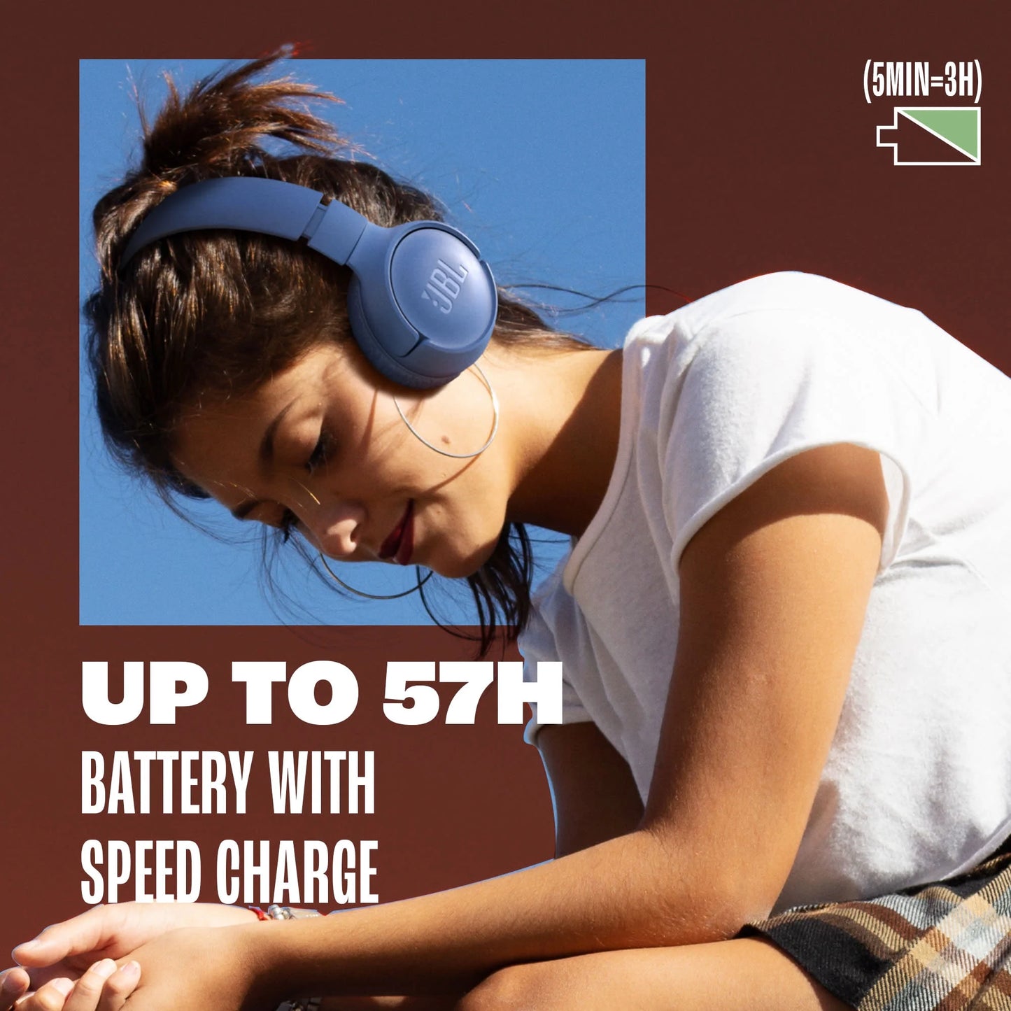 JBL Tune 520BT - Wireless on-ear headphones - Immerse in JBL Pure Bass sound wherever you go