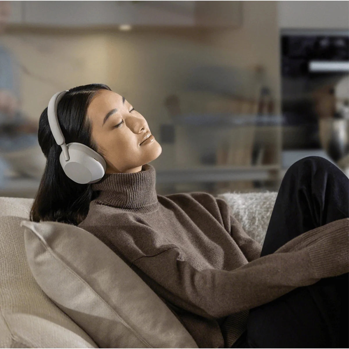 Sony WH-1000XM5 Premium Noise Canceling Headphones, Auto NC Optimizer