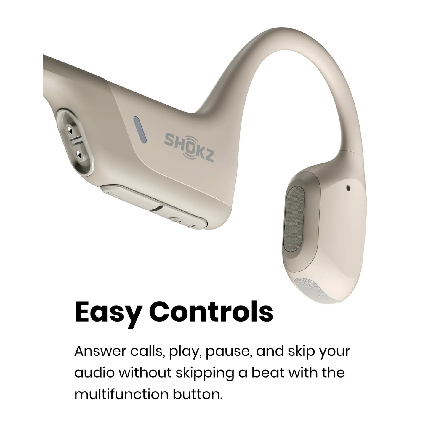 Shokz OpenRun Pro Premium Bone Conduction Open Ear Bluetooth Headphones for Sports with Cooling Wristband