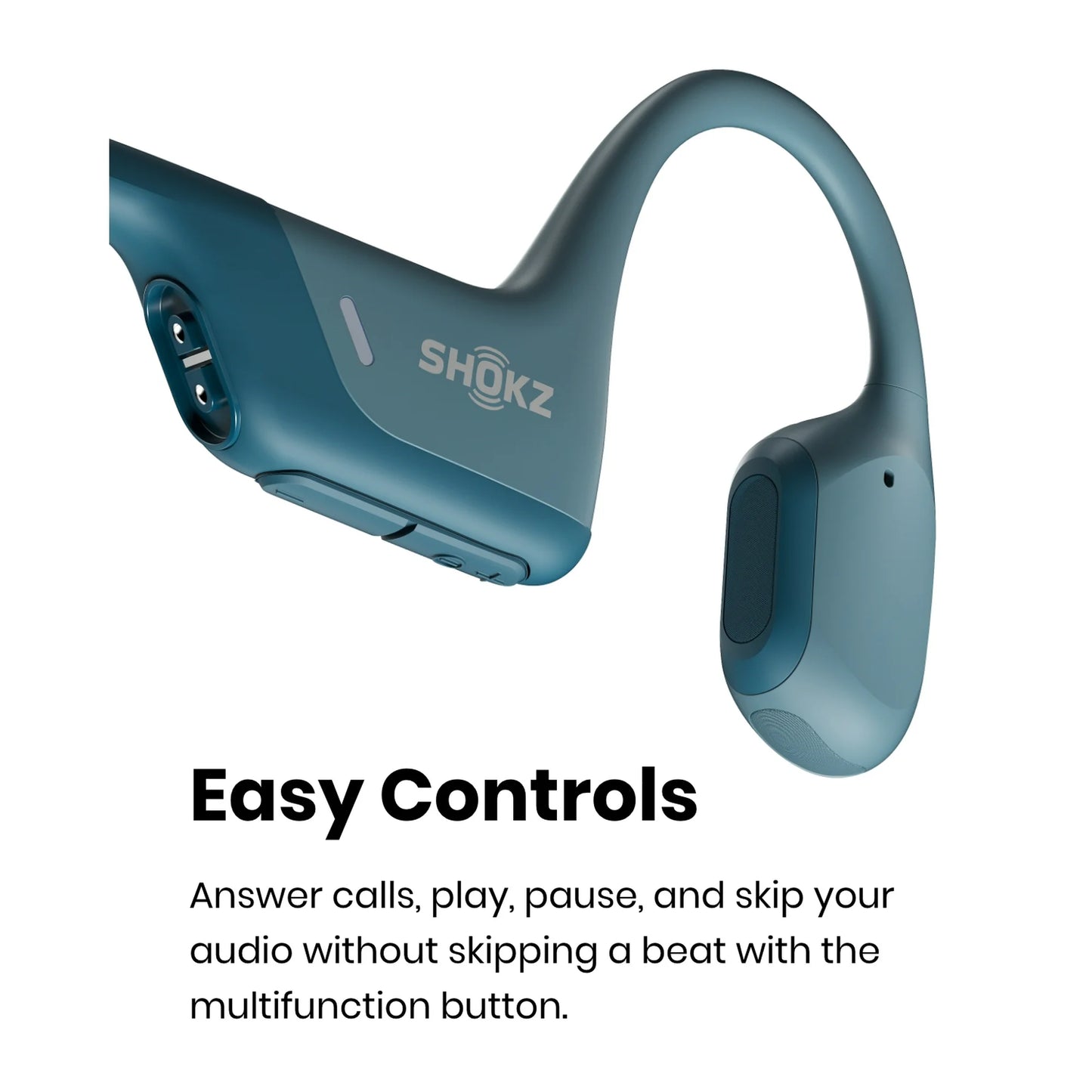 Shokz OpenRun Pro Premium Bone Conduction Open Ear Bluetooth Headphones for Sports with Cooling Wristband