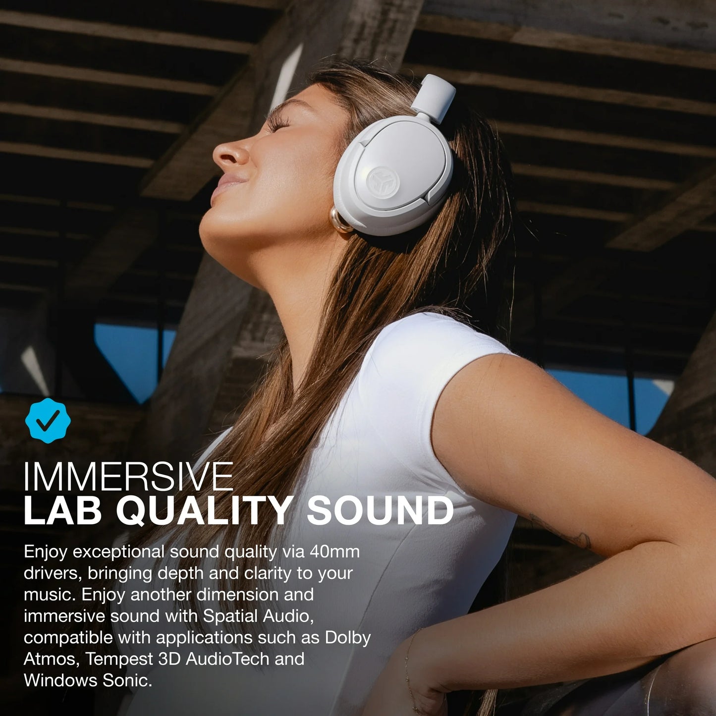 JLab JBuds Lux Active Noise Cancellation Bluetooth Headphones