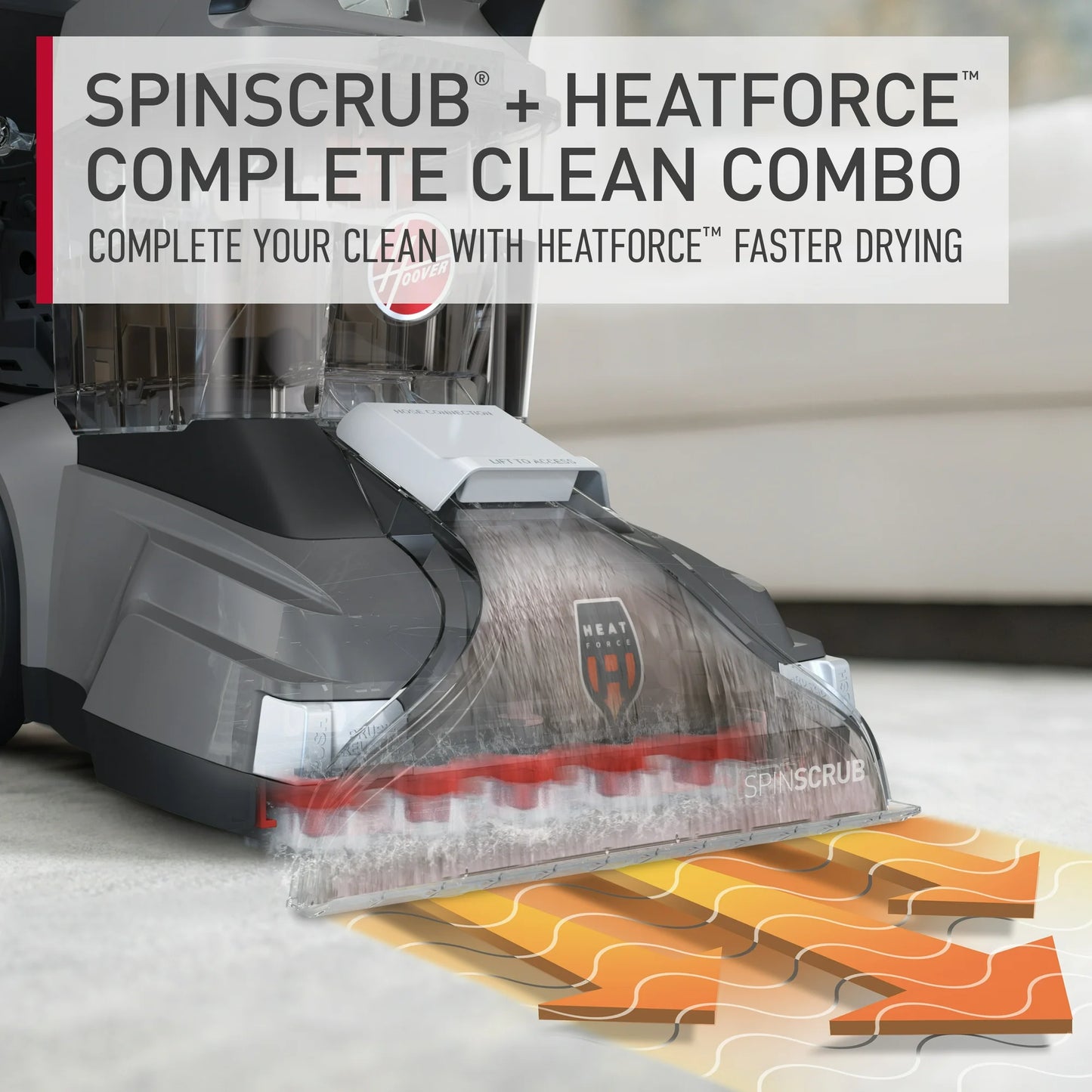 Hoover PowerScrub XL, Upright Carpet Cleaner Machine, Carpet Shampooer FH68010
