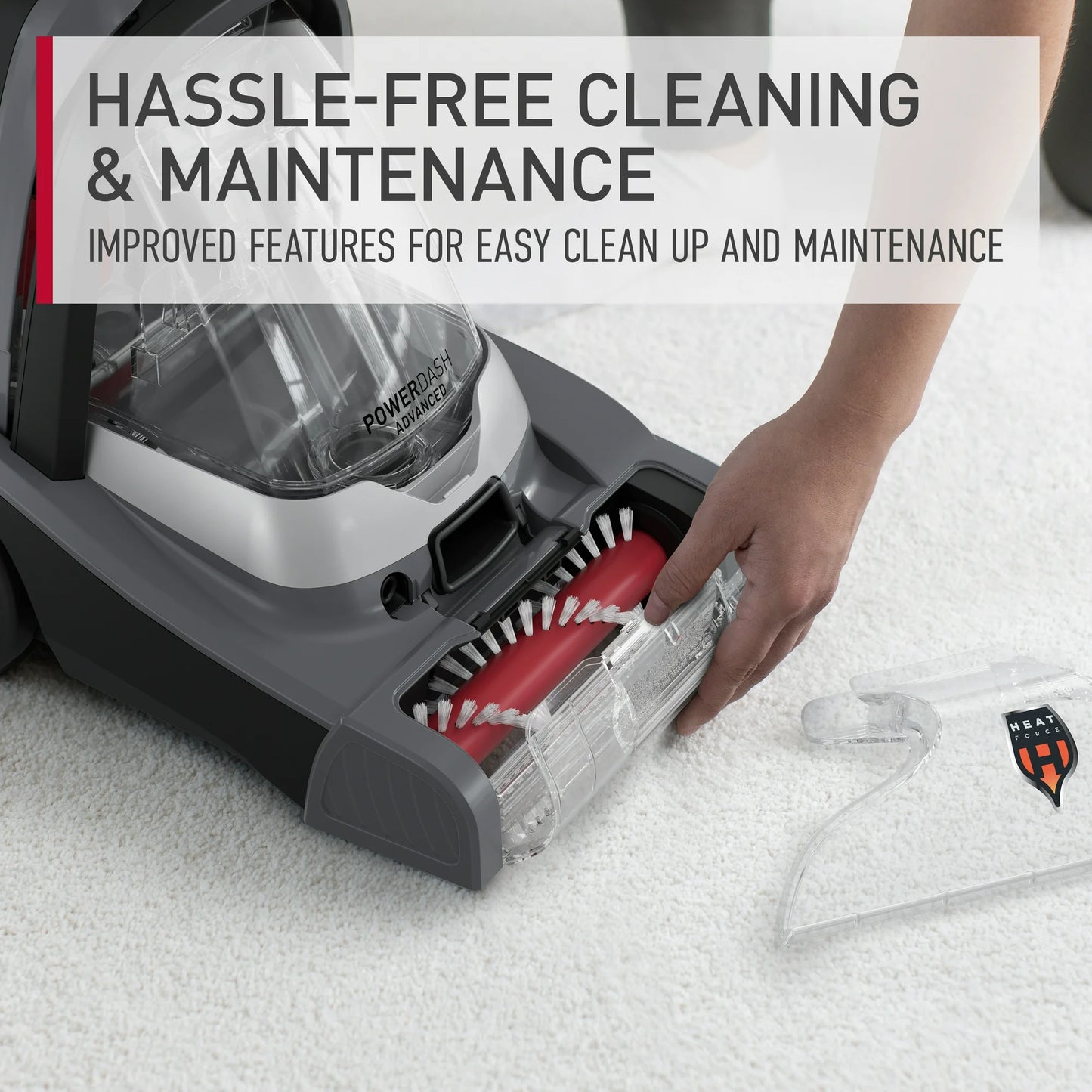 Hoover PowerDash Pet Advanced Compact Carpet Cleaner Machine, FH55010