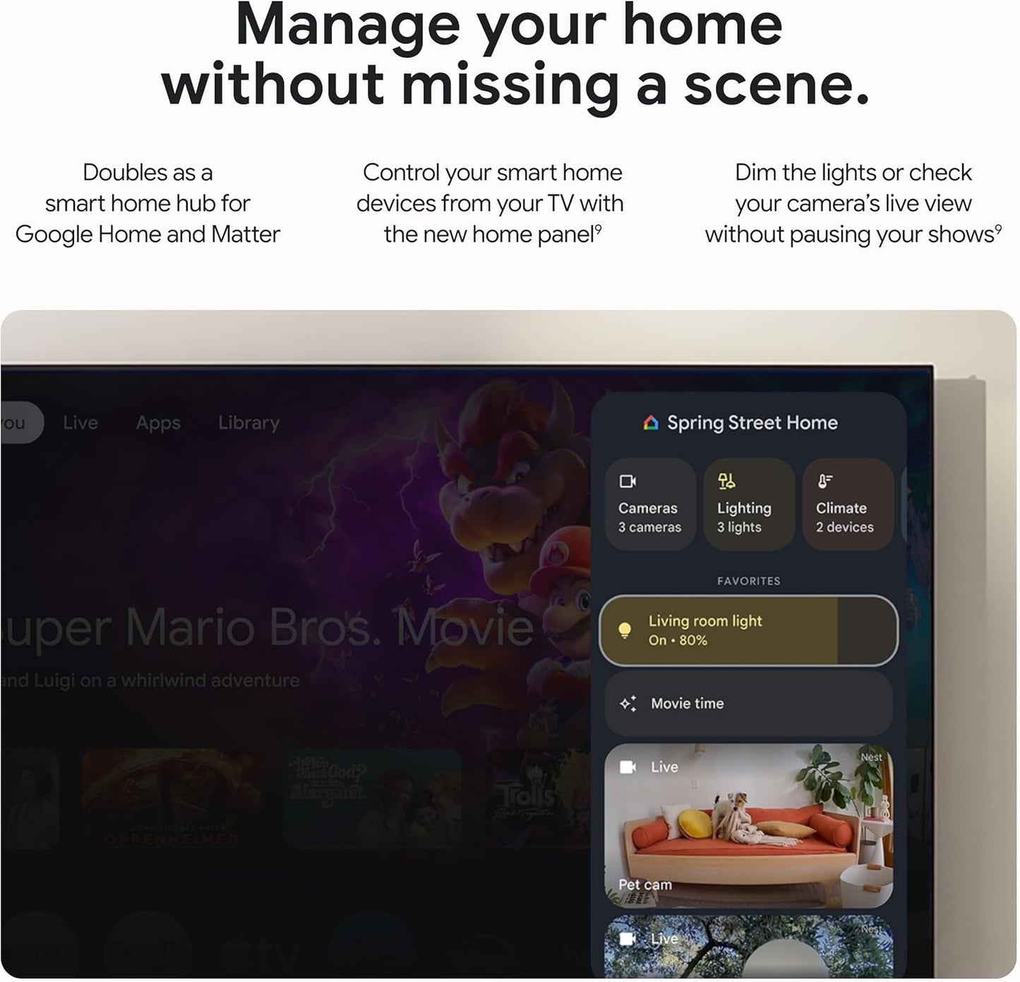 Google TV Streamer 4K HDR - Fast Streaming TV with Voice Search Remote