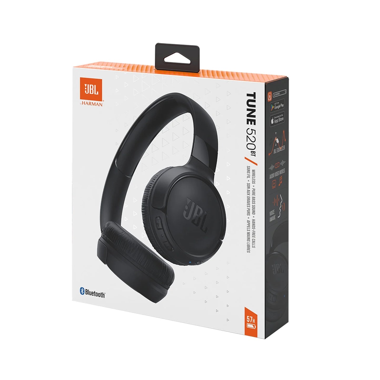JBL Tune 520BT - Wireless on-ear headphones - Immerse in JBL Pure Bass sound wherever you go