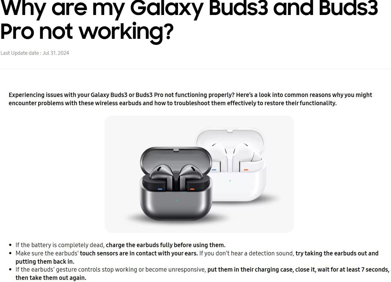 Samsung Galaxy Buds 3 Pro AI True Wireless Bluetooth Earbuds, Noise Cancelling, Sound Optimization, Redesigned Comfort Fit