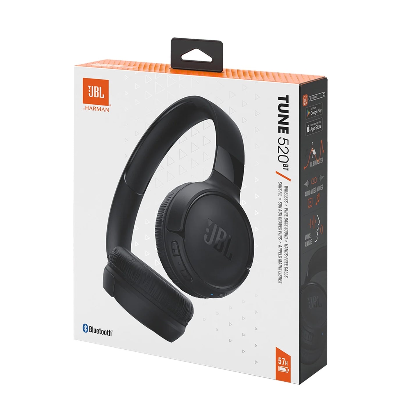 JBL Tune 520BT - Wireless on-ear headphones - Immerse in JBL Pure Bass sound wherever you go