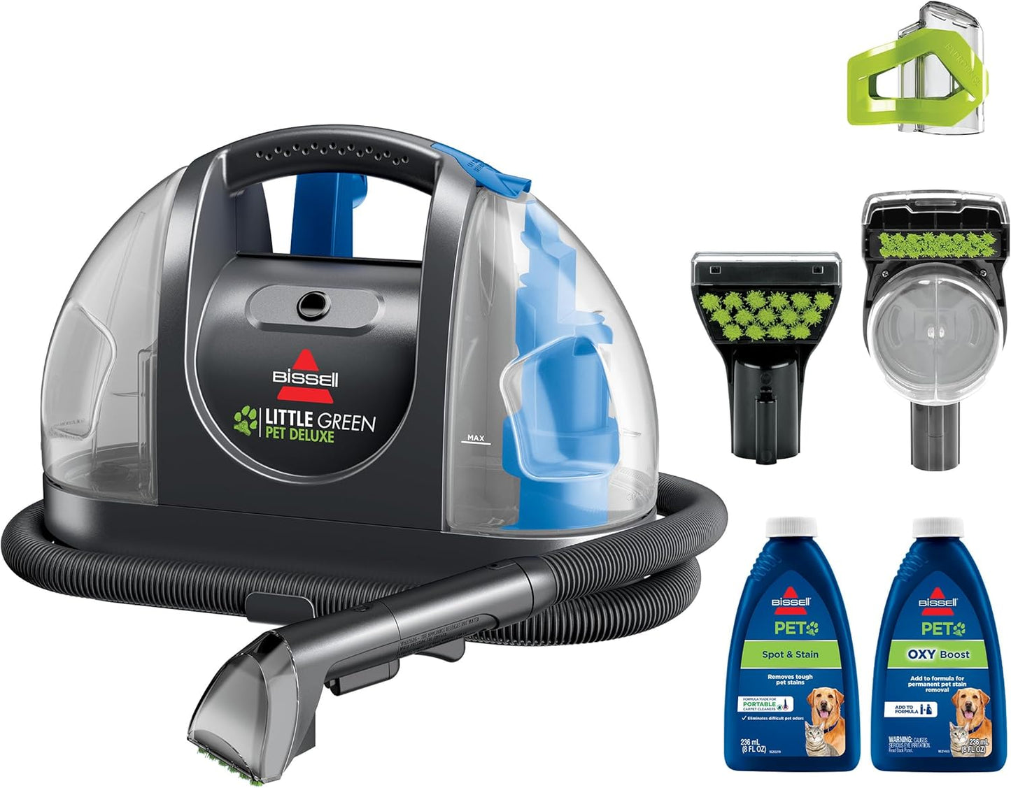 Bissell Little Green Pet Deluxe Portable Carpet Cleaner and Car/Auto Detailer, 3353