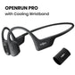 Shokz OpenRun Pro Premium Bone Conduction Open Ear Bluetooth Headphones for Sports with Cooling Wristband