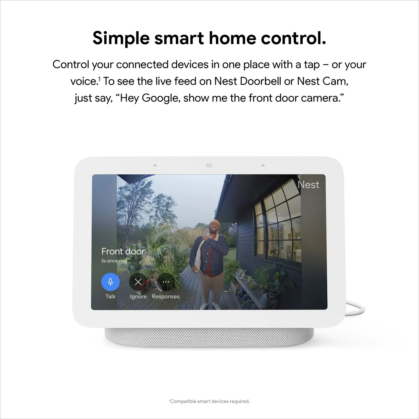 Google Nest Hub 2nd Gen - Smart Home Display with Google Assistant