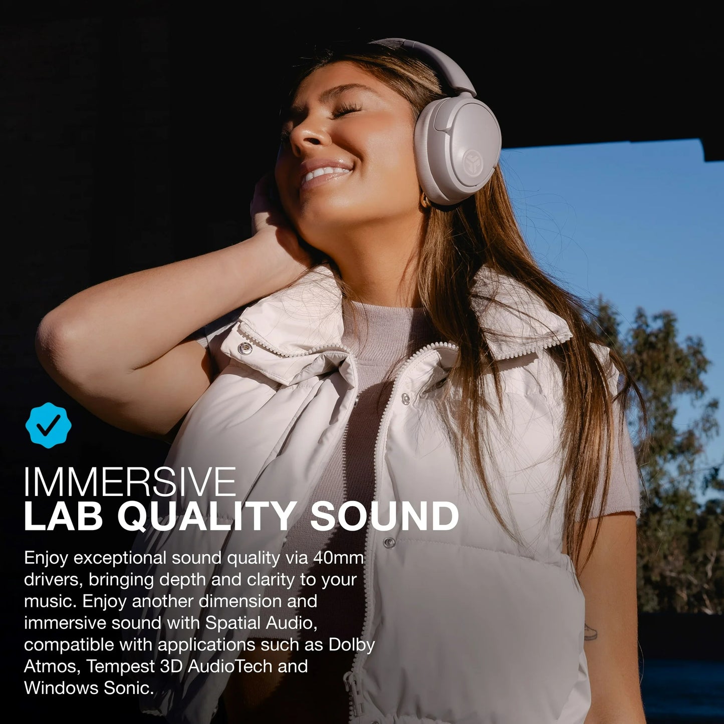 JLab JBuds Lux Active Noise Cancellation Bluetooth Headphones