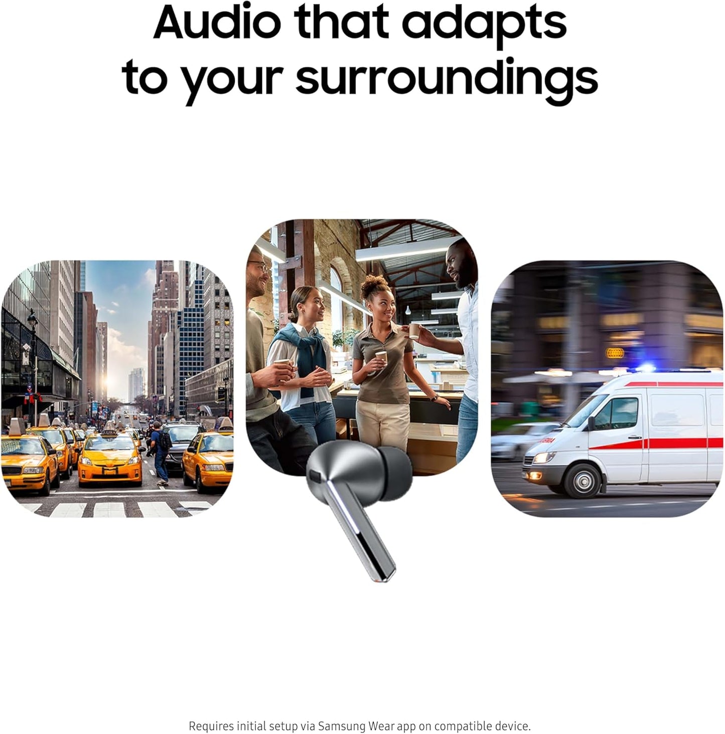 Samsung Galaxy Buds 3 Pro AI True Wireless Bluetooth Earbuds, Noise Cancelling, Sound Optimization, Redesigned Comfort Fit