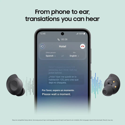 Samsung Galaxy Buds FE True Wireless Bluetooth Earbuds, Touch Control, Built-in Voice
