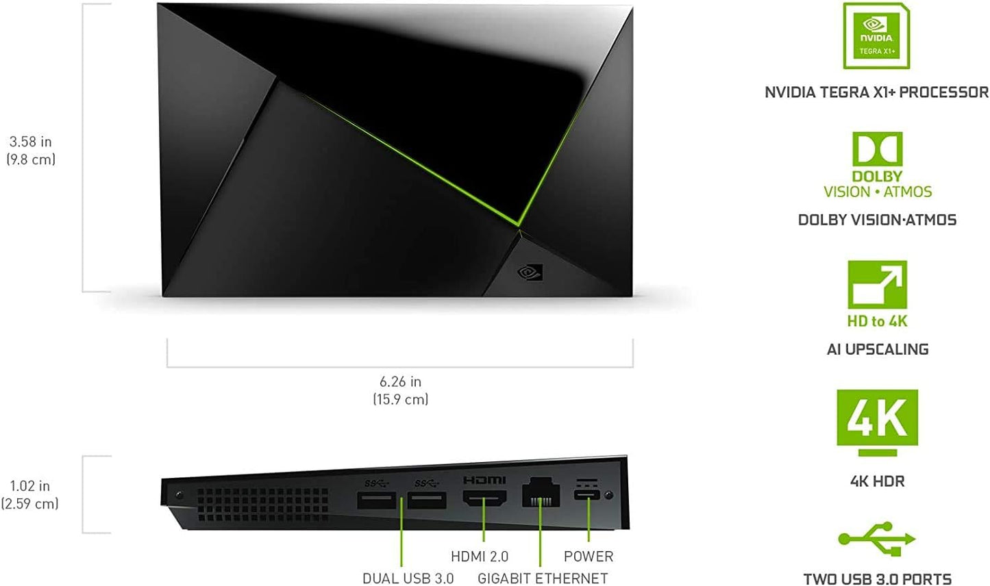 NVIDIA SHIELD Android TV Pro - 4K HDR Streaming Media Player, Works with Alexa