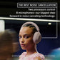 Bose QuietComfort Headphones, Bluetooth Over Ear Noise Cancelling Headphones