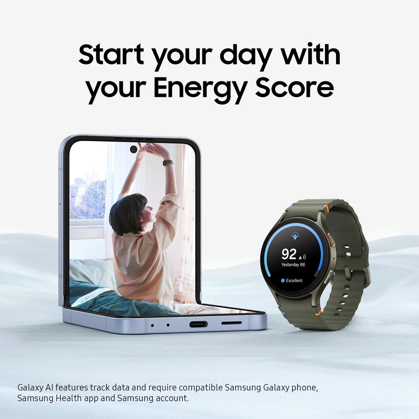 Samsung Galaxy Watch7 40mm Bluetooth and WiFi Aluminum Smart Watch