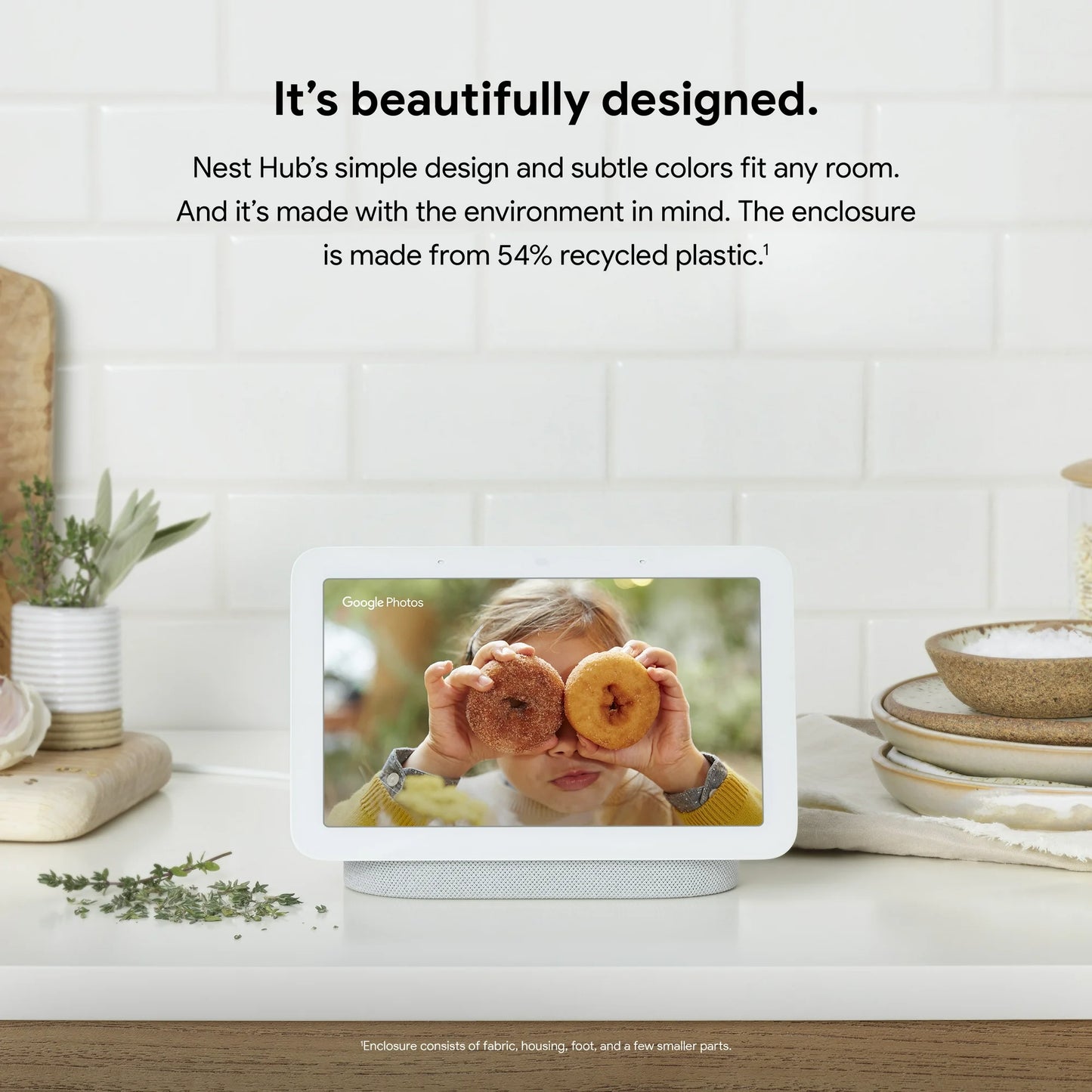 Google Nest Hub 2nd Gen - Smart Home Display with Google Assistant