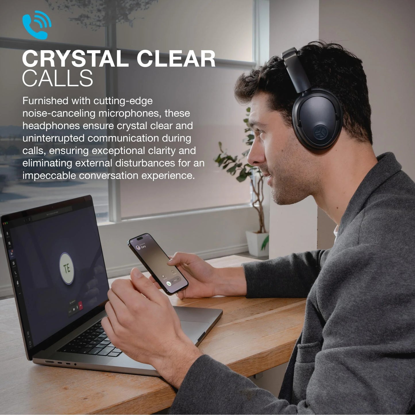JLab JBuds Lux Active Noise Cancellation Bluetooth Headphones