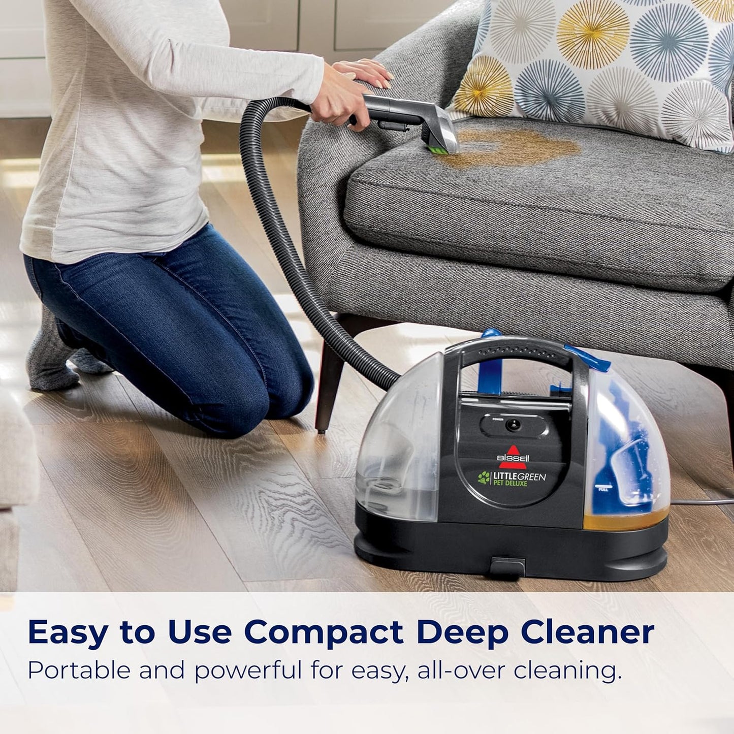 Bissell Little Green Pet Deluxe Portable Carpet Cleaner and Car/Auto Detailer, 3353