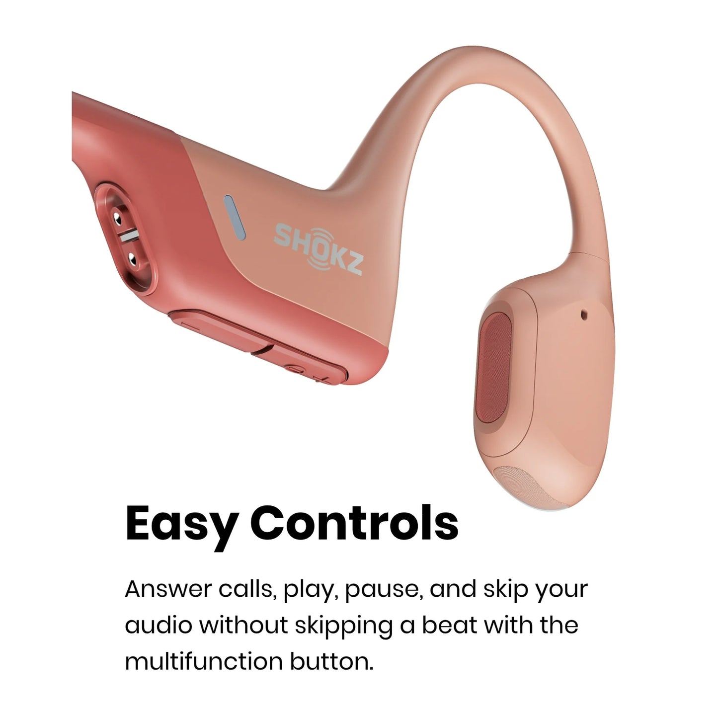 Shokz OpenRun Pro Premium Bone Conduction Open Ear Bluetooth Headphones for Sports with Cooling Wristband