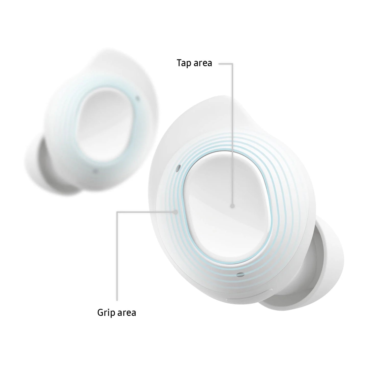 Samsung Galaxy Buds FE True Wireless Bluetooth Earbuds, Touch Control, Built-in Voice