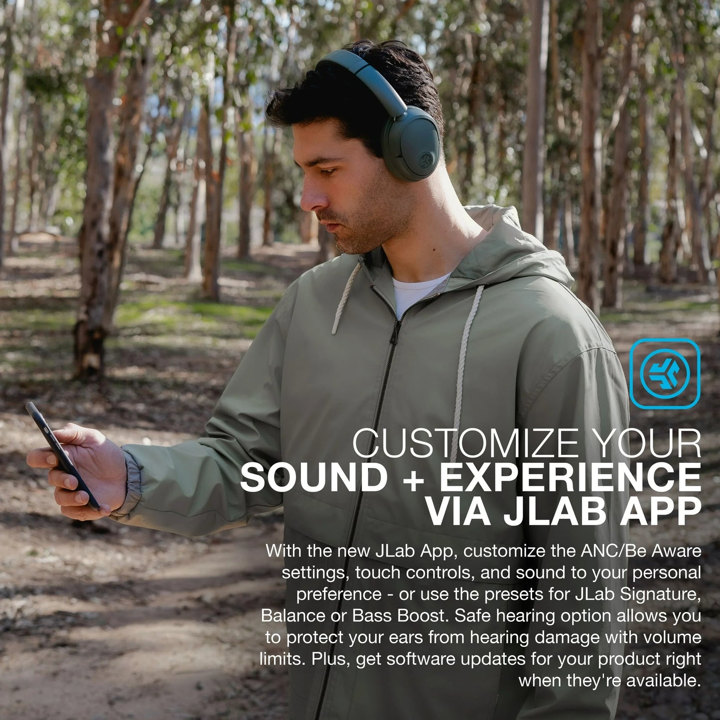 JLab JBuds Lux Active Noise Cancellation Bluetooth Headphones