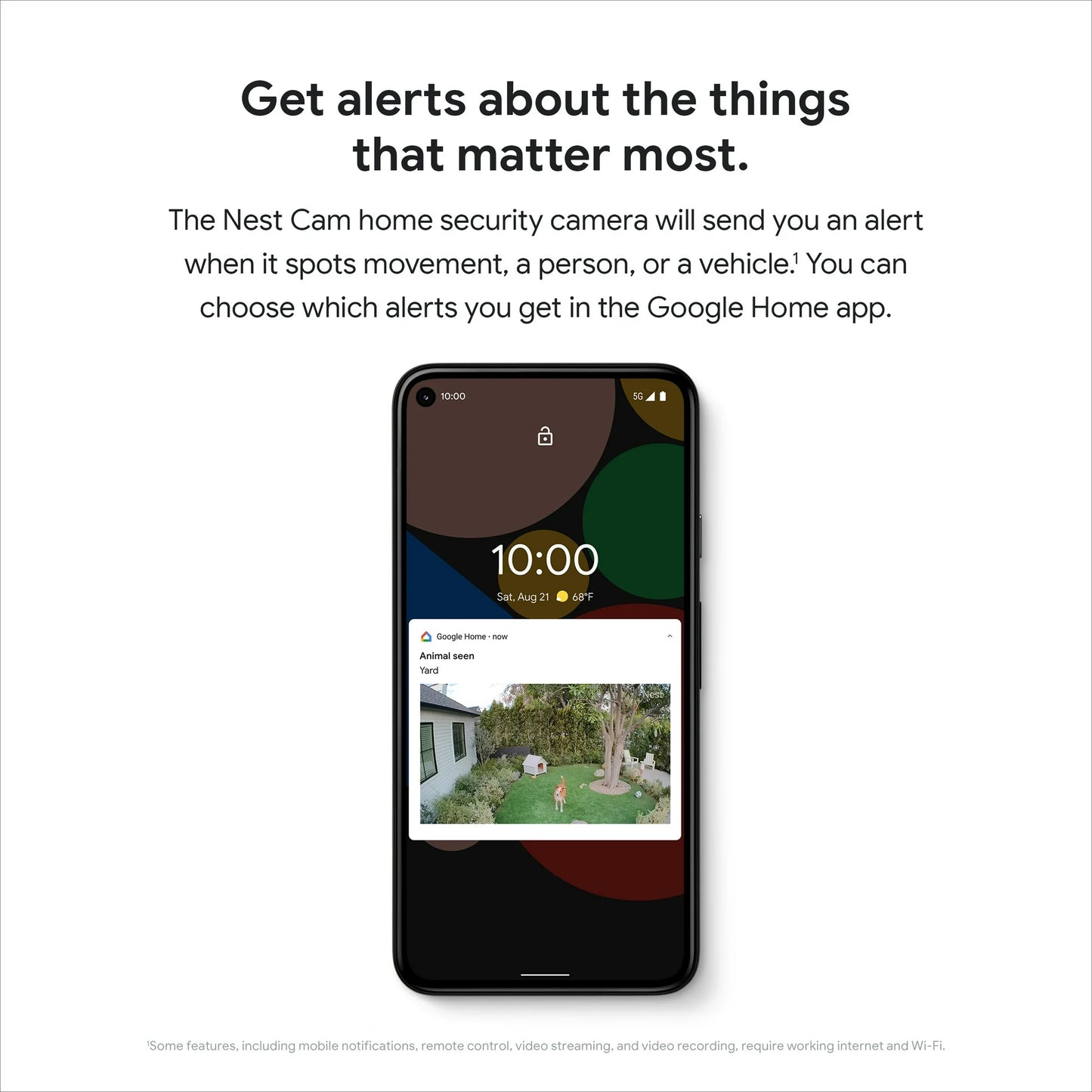 Google Nest Cam Outdoor or Indoor, Battery - 2nd Generation - 1 Pack
