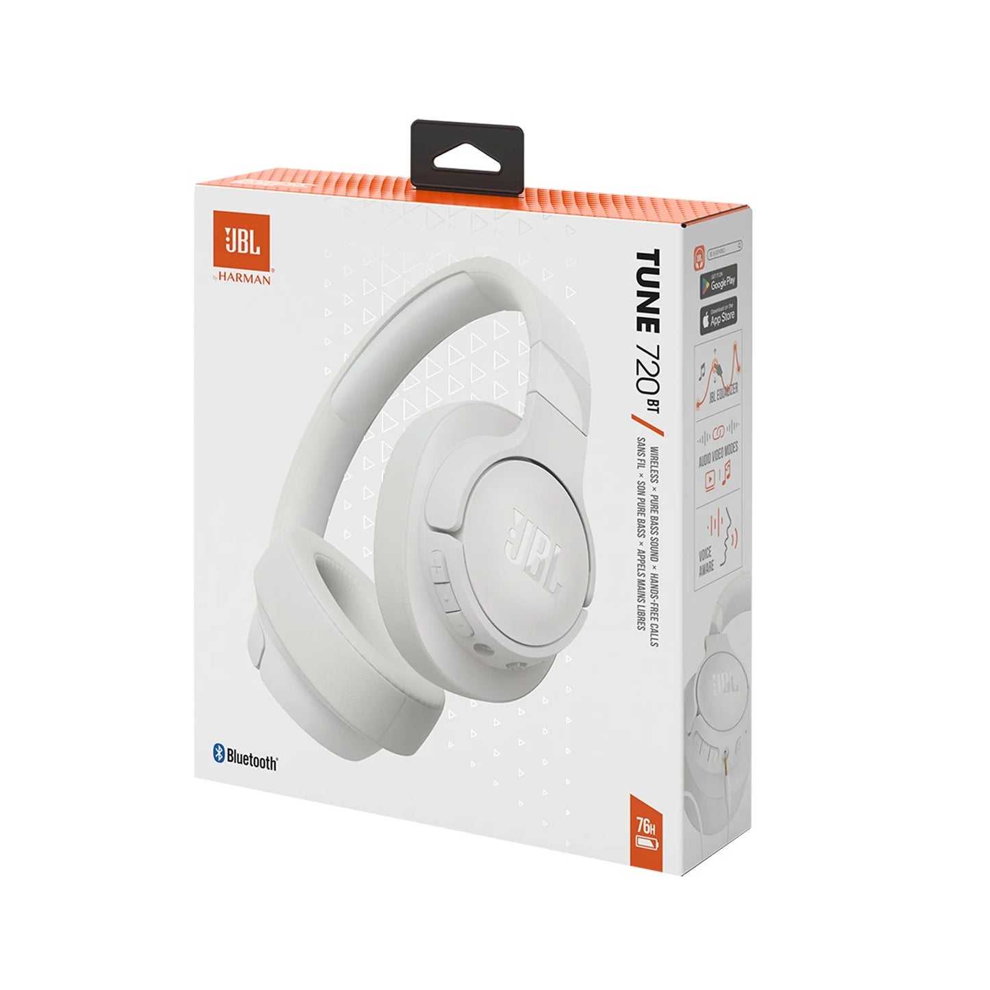 JBL Tune 720BT - Wireless over-ear headphones - Wireless over-ear headphones with JBL Pure Bass sound
