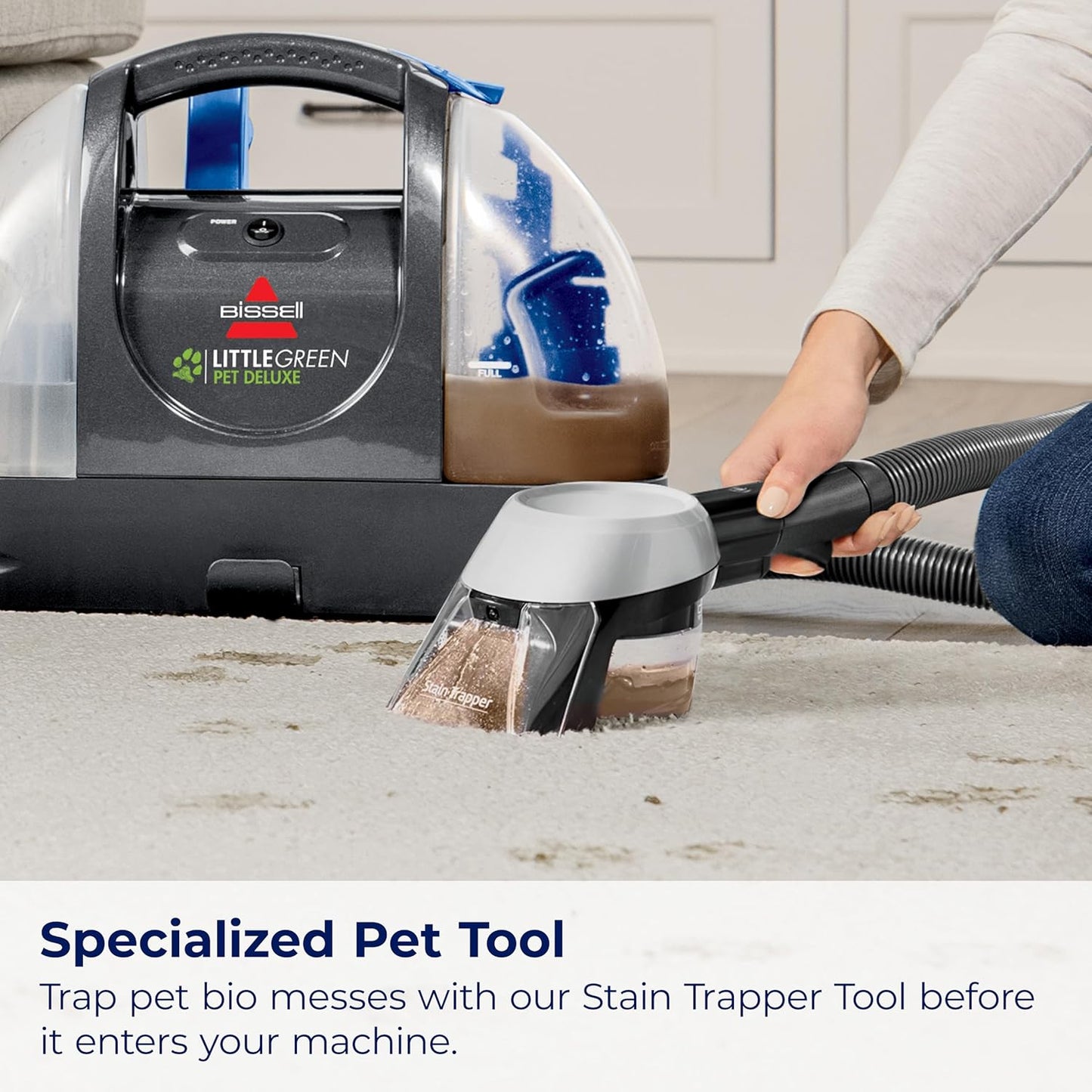 Bissell Little Green Pet Deluxe Portable Carpet Cleaner and Car/Auto Detailer, 3353