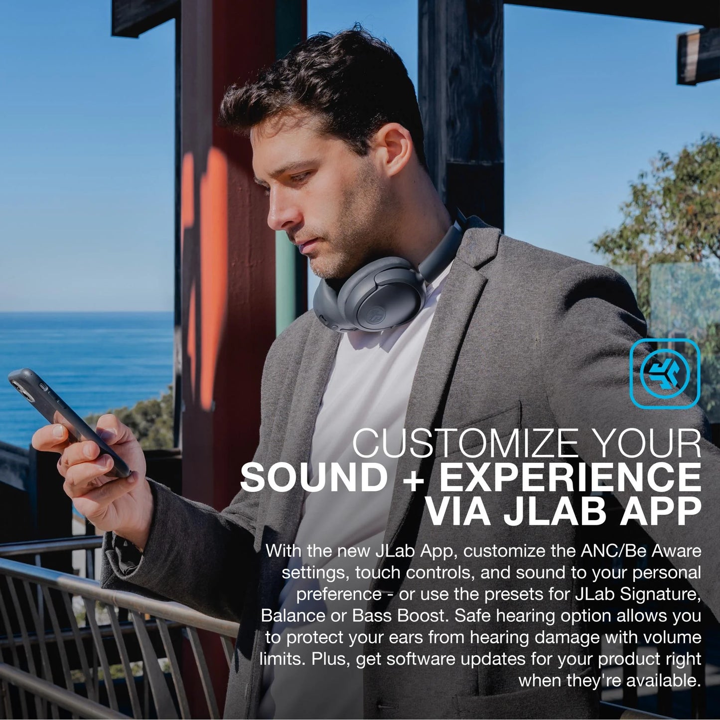 JLab JBuds Lux Active Noise Cancellation Bluetooth Headphones