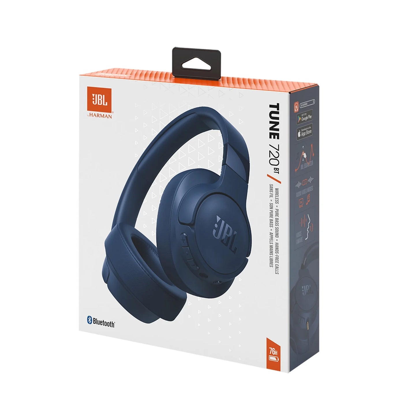 JBL Tune 720BT - Wireless over-ear headphones - Wireless over-ear headphones with JBL Pure Bass sound