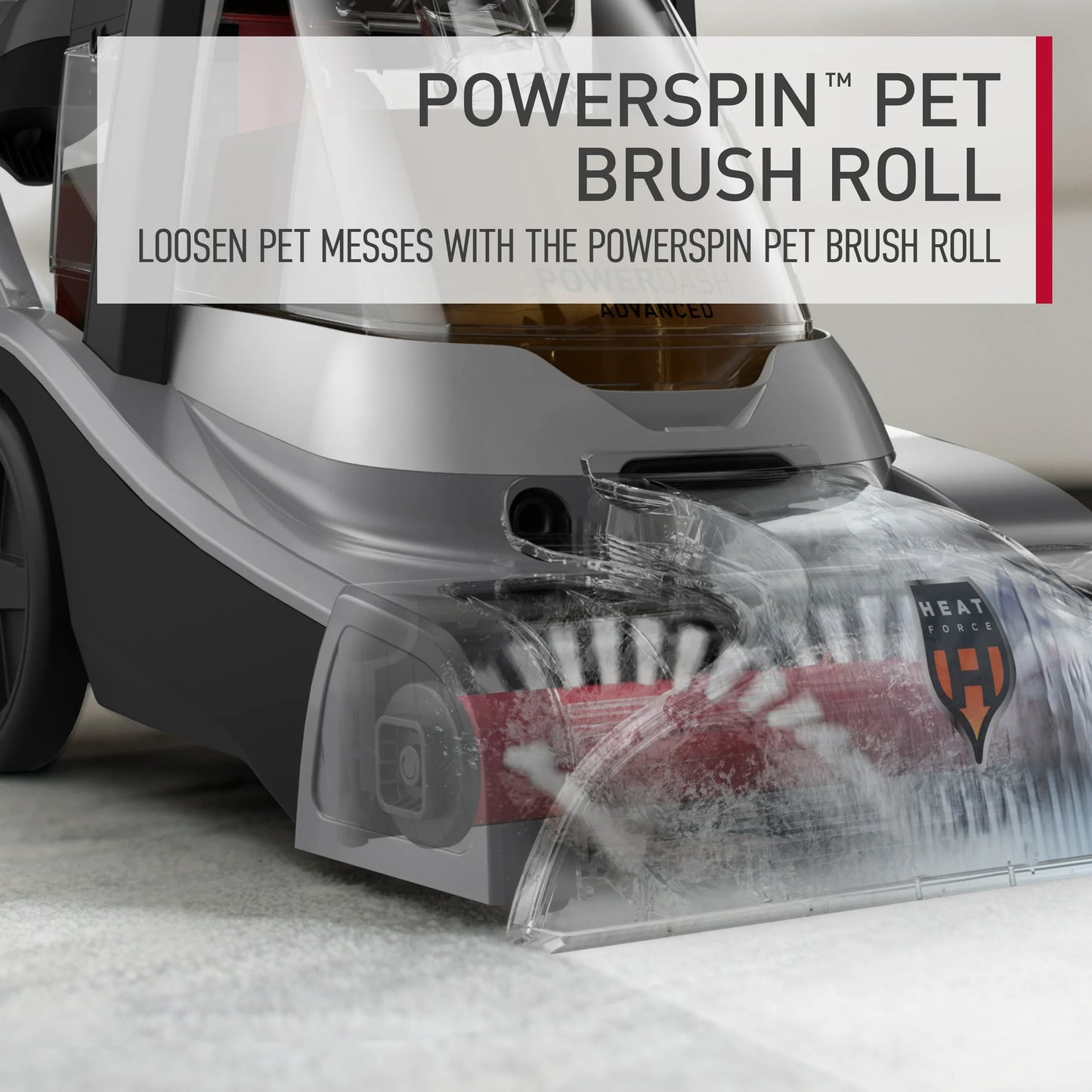 Hoover PowerDash Pet Advanced Compact Carpet Cleaner Machine, FH55010